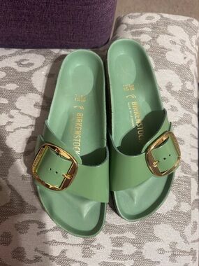 Birkenstock Mint Green Madrid Big Buckle